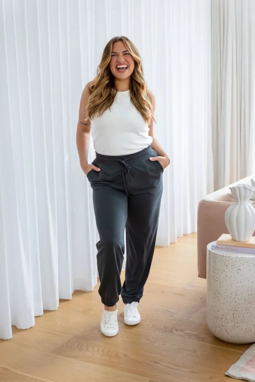 Cassie Modal Blend Lounge Pants in Shadow