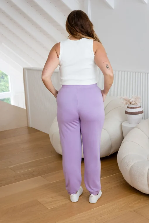 Cassie Modal Blend Lounge Pants in Lavender
