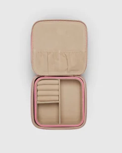 Charlee Tara Valerie Pink Jewellery Box 3 Pack by Louenhide
