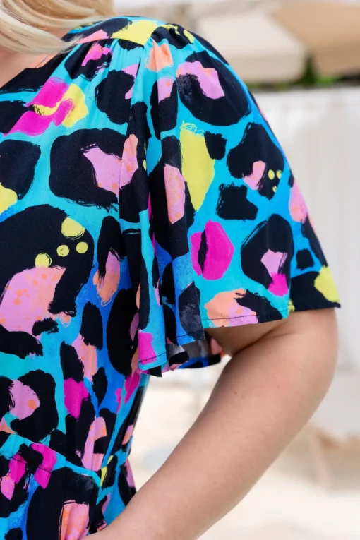 Charlie Dress by Kasey Leopard by Kasey Rainbow