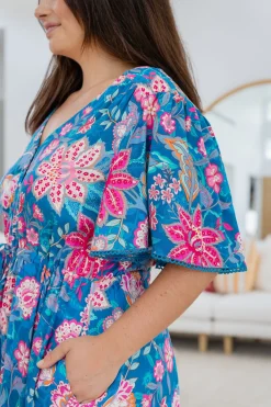 Charlize Maxi Dress in Paisley Floral