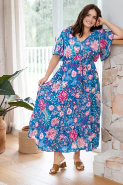 Charlize Maxi Dress in Paisley Floral