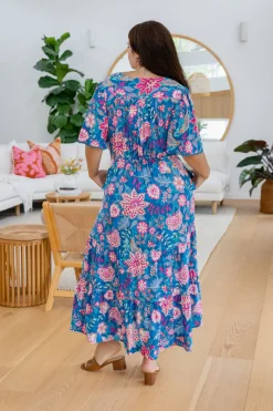 Charlize Maxi Dress in Paisley Floral