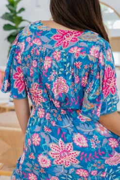 Charlize Maxi Dress in Paisley Floral