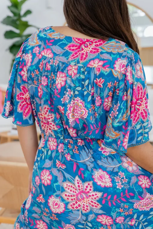 Charlize Maxi Dress in Paisley Floral