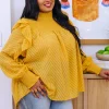 Cora Long Sleeve Top in Mustard
