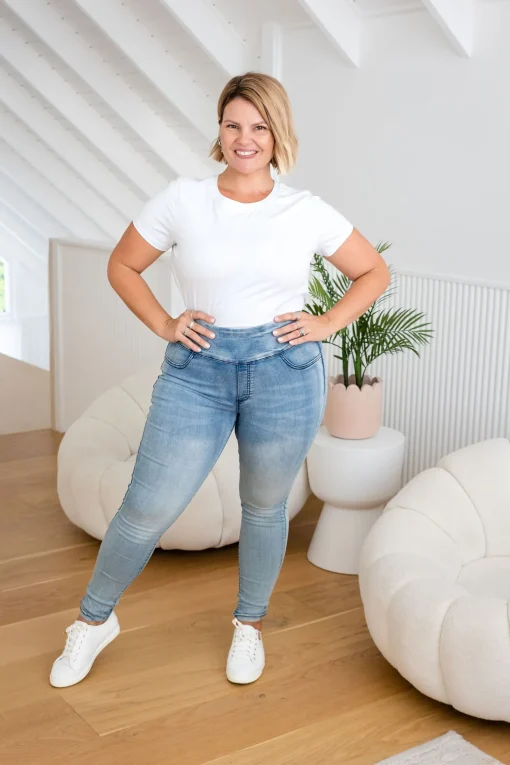Crew Pull on Jeans