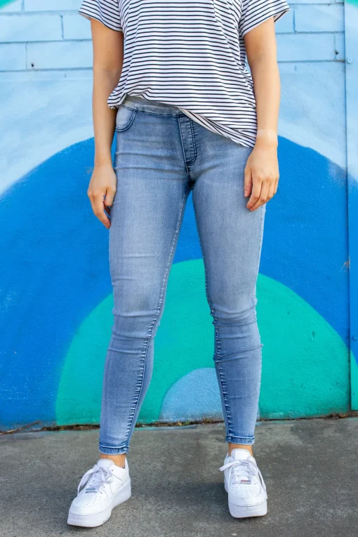 Crew Pull on Jeans