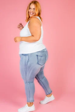 Crew Pull on Jeans