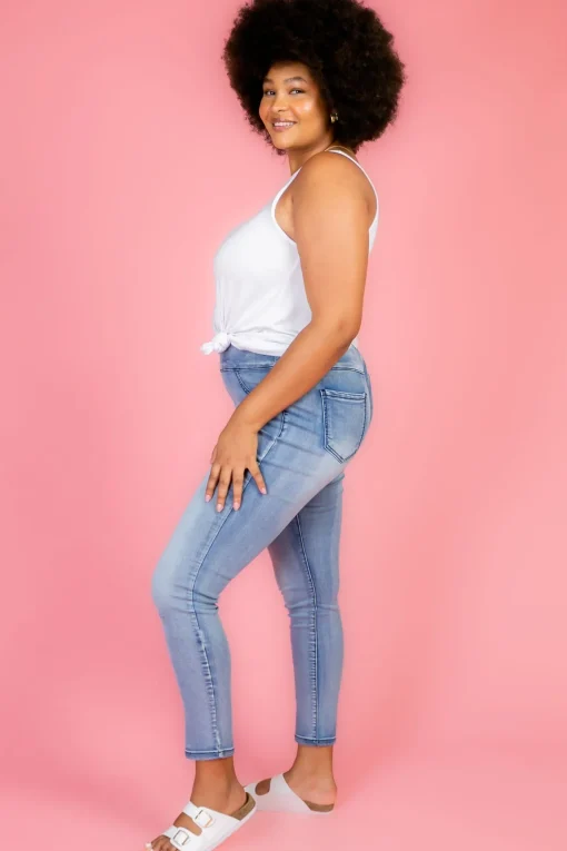 Crew Pull on Jeans