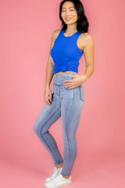 Crew Pull on Jeans