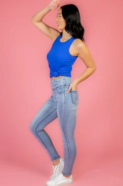Crew Pull on Jeans