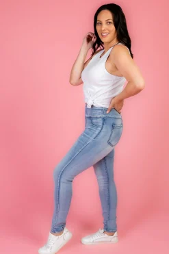 Crew Pull on Jeans