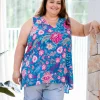 Dannie Top in Paisley Floral
