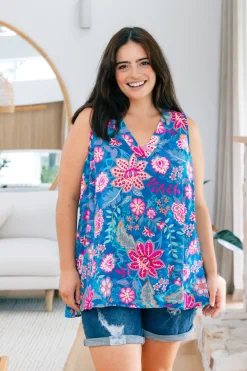 Dannie Top in Paisley Floral