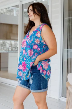 Dannie Top in Paisley Floral