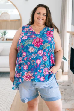 Dannie Top in Paisley Floral