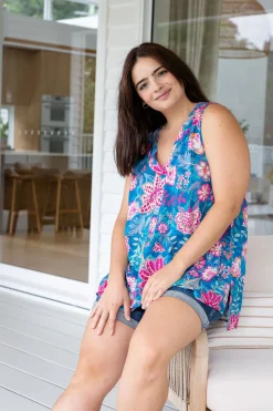 Dannie Top in Paisley Floral