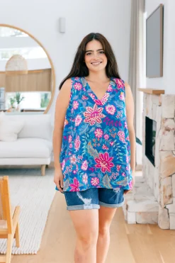 Dannie Top in Paisley Floral