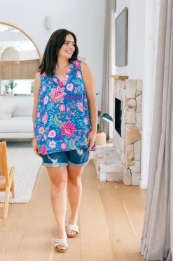 Dannie Top in Paisley Floral