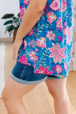 Dannie Top in Paisley Floral