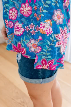 Dannie Top in Paisley Floral