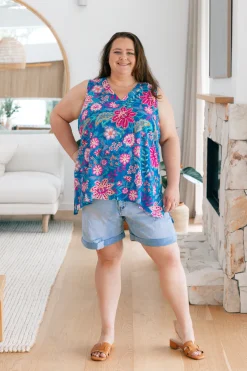 Dannie Top in Paisley Floral