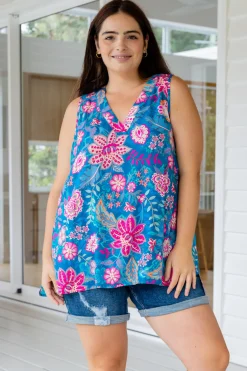 Dannie Top in Paisley Floral