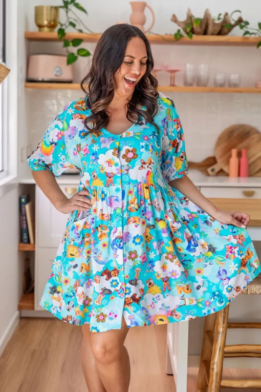 Disco Dress in Kutopia by Kasey Rainbow