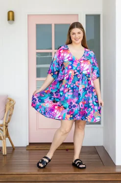 Disco Dress in Midnight Safari by Kasey Rainbow