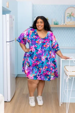 Disco Dress in Midnight Safari by Kasey Rainbow
