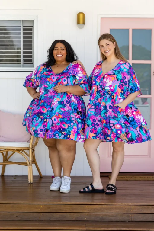 Disco Dress in Midnight Safari by Kasey Rainbow