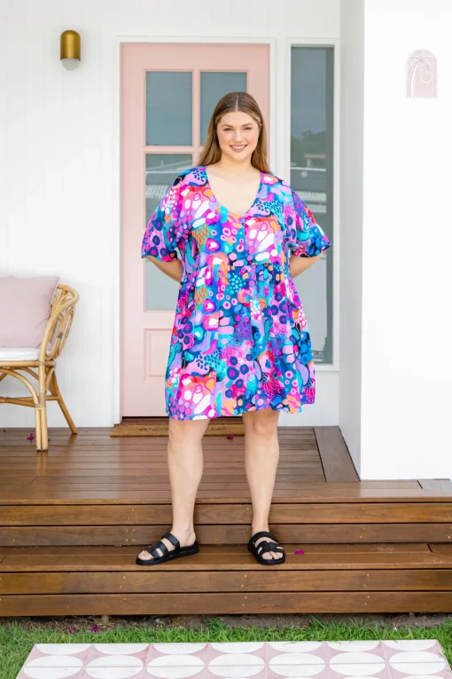Disco Dress in Midnight Safari by Kasey Rainbow
