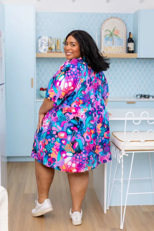 Disco Dress in Midnight Safari by Kasey Rainbow