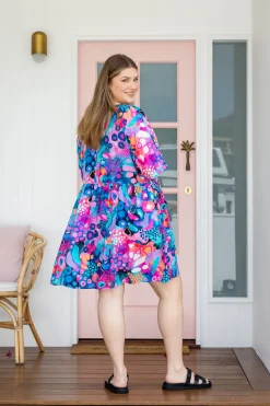 Disco Dress in Midnight Safari by Kasey Rainbow