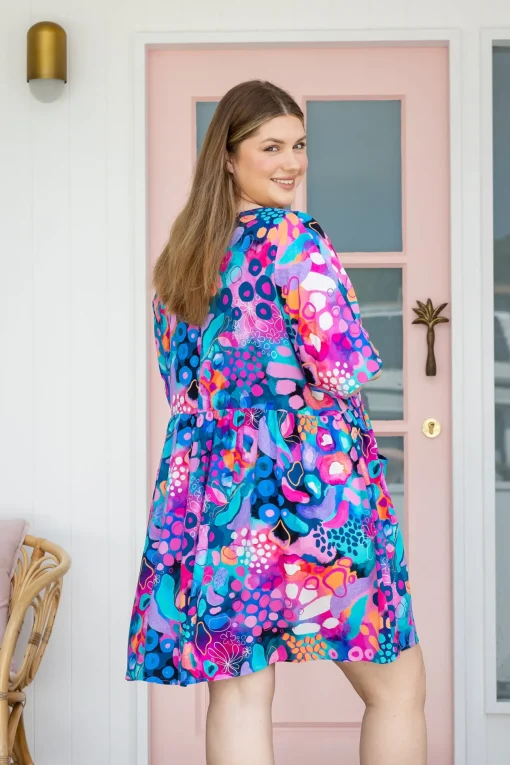 Disco Dress in Midnight Safari by Kasey Rainbow