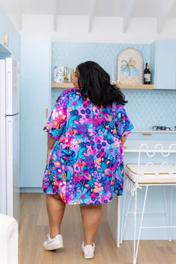 Disco Dress in Midnight Safari by Kasey Rainbow