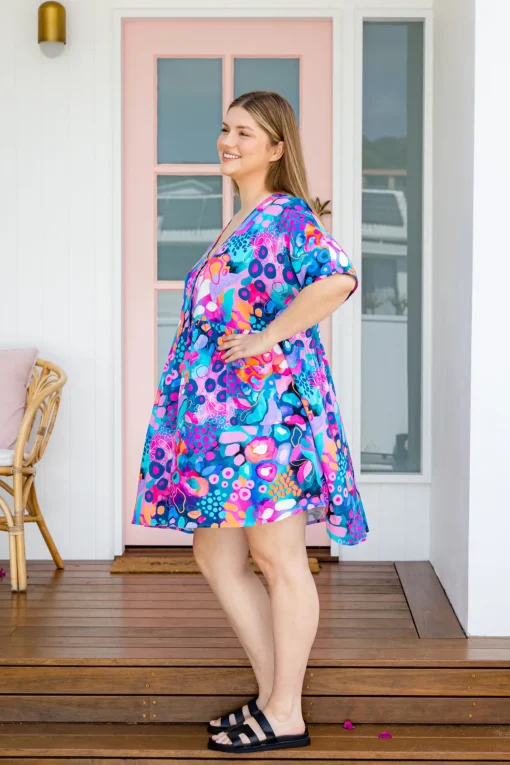 Disco Dress in Midnight Safari by Kasey Rainbow