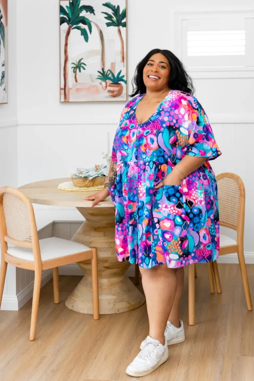 Disco Dress in Midnight Safari by Kasey Rainbow