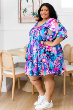 Disco Dress in Midnight Safari by Kasey Rainbow
