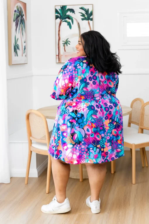 Disco Dress in Midnight Safari by Kasey Rainbow