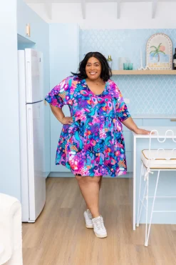 Disco Dress in Midnight Safari by Kasey Rainbow