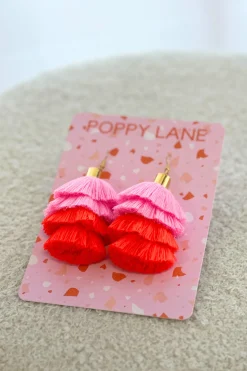 Elly Drop Earrings in Valentine