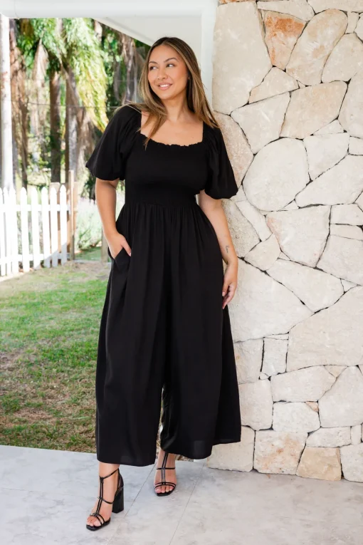 Emily Jumpsuit in Black
