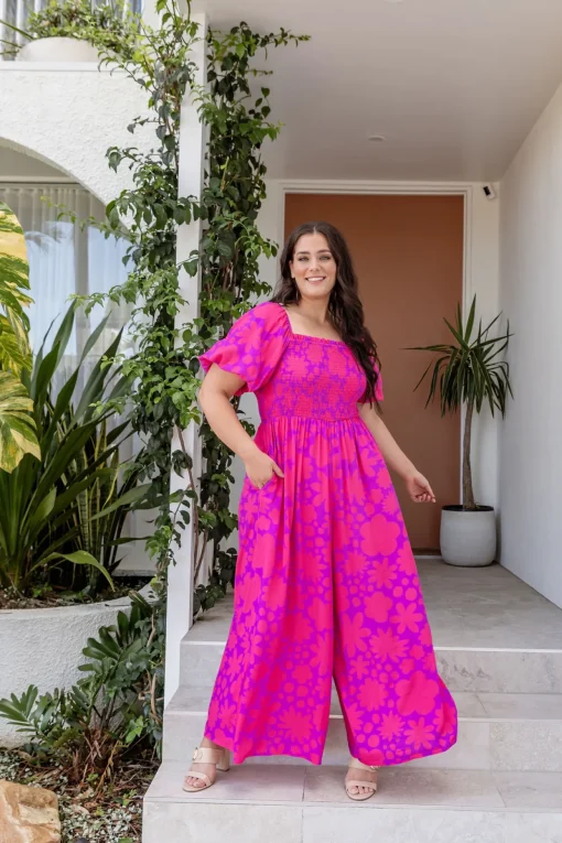 Emily Jumpsuit in Summer Floral by Kasey Rainbow