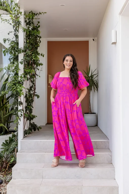 Emily Jumpsuit in Summer Floral by Kasey Rainbow