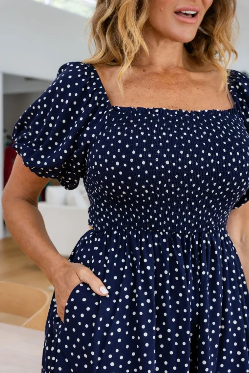Emily Playsuit in Navy