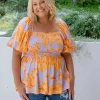Emily Top in Honey Bloom