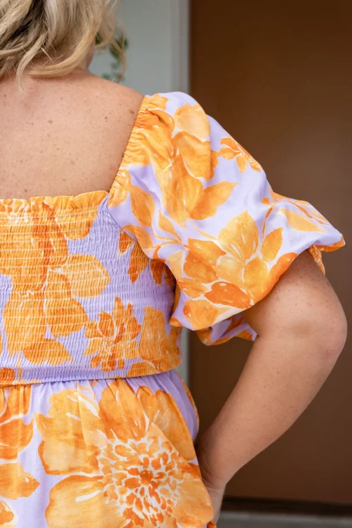 Emily Top in Honey Bloom