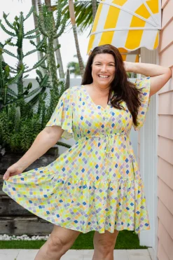 Esmae Dress in Diced